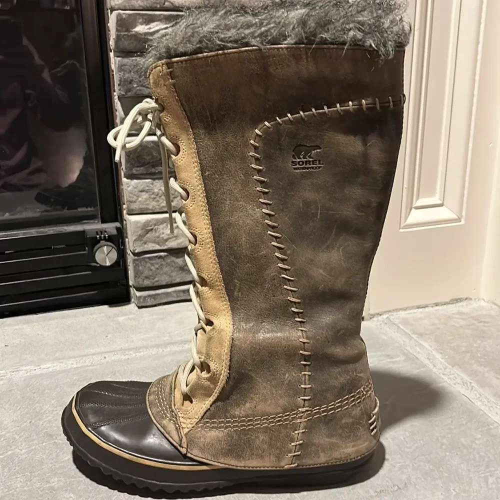 Sorel Cate The Great Curry Biscotti Winter Boot - Picture 5 of 13